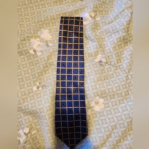 Disney Men's Blue and Gold Tie